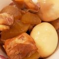あにゃこ☻'s cooksnap of when they made 【電気圧力鍋】大根と鳥もも肉の煮物.