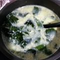 yikar1's cooksnap of when they made 生姜が決め手♪ワカメと卵のスープ.
