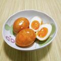 ＠迷子＠'s cooksnap of when they made 【作り置き】韓国風ピリ辛半熟味玉.