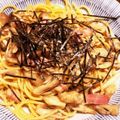 コメたん's cooksnap of when they made しめじとベーコンのバター醤油スパ♡.