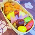YU-ZEN's cooksnap of when they made お弁当に♡レンジで1分！ミニオムレツ.