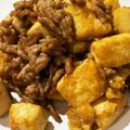 エビビンバ's cooksnap of when they made ♡揚げ出し高野豆腐の豚コマあんかけ♡.