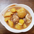 ふきぴー's cooksnap of when they made ＊新栗とじゃがいもと豚コマの煮物＊.