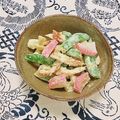 コムギ大好き's cooksnap of when they made スナップえんどうと蒲鉾のわさびマヨサラダ.