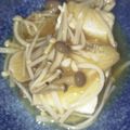 ちゃちゅ2's cooksnap of when they made レンジで簡単♪　キノコあんかけ豆腐.