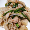 cotton777's cooksnap of when they made シャキうま！豚トロのニラもやし塩だれ炒め.
