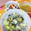 ☆★ケイト★☆'s cooksnap of when they made 秋の味覚☆炊飯器簡単甘いホクホク栗ごはん.