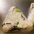 キュキュットさん's cooksnap of when they made 枝豆塩昆布おにぎり【冷凍作り置き】.