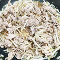 クックN58G7Q☆'s cooksnap of when they made 豚こまとピーマンもやしの甘辛炒め♪.