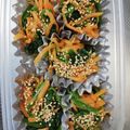 モチユキママ's cooksnap of when they made お弁当♡冷凍保存　ほうれん草のナムル.
