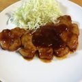 クックTO41MW☆'s cooksnap of when they made 腹ペコ男子パクパク！豚ロースのトンテキ.