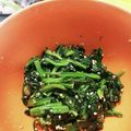 クックE662AA☆'s cooksnap of when they made ほうれん草のナムル 韓国レシピ.