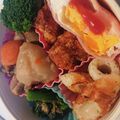 まちゃモンZ's cooksnap of when they made レンチンハムエッグ ネギチーズ入り.