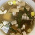 ♡mio1216♡'s cooksnap of when they made ニラ、えのき、豆腐の中華スープ.