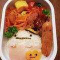 ごまかな's cooksnap of when they made ハロウィンキャラ弁すみっコぐらしのおばけ.