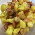 yomo1229's cooksnap of when they made じゃがいもカレー粉炒め.