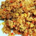 クックUC1YUV☆'s cooksnap of when they made * 炊飯器DE簡単♪カレーピラフ *.