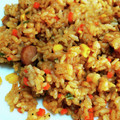 クックUC1YUV☆'s cooksnap of when they made * 炊飯器DE簡単♪カレーピラフ *.