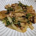 fu♪♪'s cooksnap of when they made 簡単♪豚肉と豆苗のコチュジャン炒め.