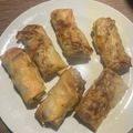 Yokchina's cooksnap of when they made 材料4つ★簡単★キャベツカニカマ春巻き.
