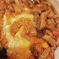 lemonina's cooksnap of when they made ■たっぷりきのこの天津飯■.
