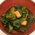 クックTU0TQN☆'s cooksnap of when they made レンバイのおばさんに教わったケールみそ汁.