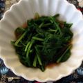 ☆hikonyan☆'s cooksnap of when they made ラディッシュの葉のおひたし.