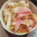 Yuuko7i's cooksnap of when they made 簡単副菜☆白菜とハムのサラダ.