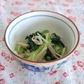 mmameco's cooksnap of when they made もやしと小松菜のごま和え【作り置き】.