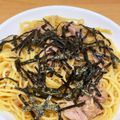 ママメイン！時々子供's cooksnap of when they made 超簡単！麺つゆツナパスタ.