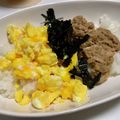 sayaendo＊'s cooksnap of when they made レンジde簡単☘️我が家のツナたま丼.