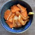 KAORU4649's cooksnap of when they made 簡単☆サーモン漬け丼.