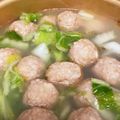 野比のびえ's cooksnap of when they made ★肉団子の春雨スープ★.
