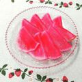 ＊naｰno＊'s cooksnap of when they made 色鮮やか☆紅芯大根の甘酢漬け.