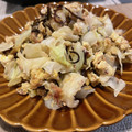 akarin26's cooksnap of when they made ☆★キャベツと塩昆布、鰹節の卵炒め☆★.