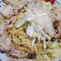 クックHBQ370☆'s cooksnap of when they made しゃぶしゃぶ肉の柚子胡椒パスタ.
