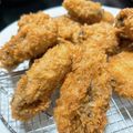 sumomokaka's cooksnap of when they made 生食用牡蠣むき身で♪レアなカキフライ.