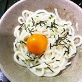 Phamvandon's cooksnap of when they made 釜玉うどん.