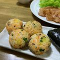 ゆいランラン's cooksnap of when they made 韓国おにぎり★チュモクパプ.