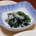 チコリママ's cooksnap of when they made ほうれん草のしらすあえ.
