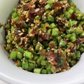 桃的美しき日々's cooksnap of when they made 半生ふりかけ（人参の茎×鰹節×ごま）.