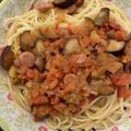 〈＊HATO＊〉's cooksnap of when they made 生のトマトで究極の☆トマトとナスのパスタ.