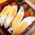 ゆぅこりん＾＾'s cooksnap of when they made お弁当のおかず　ハム卵　レンジでチン.