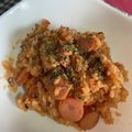 クック49L4Ho☆'s cooksnap of when they made レンジで、バターケチャップライス.