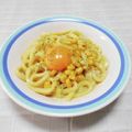 ＠迷子＠'s cooksnap of when they made レンジで簡単カレークリームうどん.