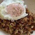 小鉄ニャンコ's cooksnap of when they made 焼きそばソース粉末で簡単焼き飯★.