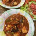 クックE2R3YU☆'s cooksnap of when they made ＊鶏もも肉と茄子のトマト煮込み.