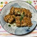 おはなすき's cooksnap of when they made 油揚げにもやしと鶏肉つめちゃいました♪.