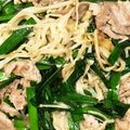やえまりも's cooksnap of when they made 豚バラにらエノキ炒め.