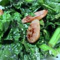 わんあみ's cooksnap of when they made ケールとベーコンの炒め物～粉チーズ風味～.